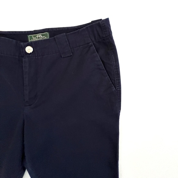 Ralph Lauren Women's Blue Capri Lightweight Pants Size 8P - Picture 4 of 12
